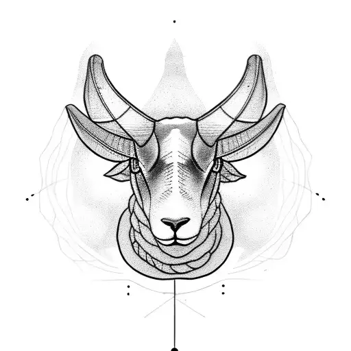 black sheep tattoo design idea