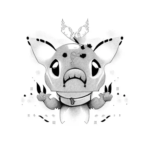  Stitch  tattoo design idea