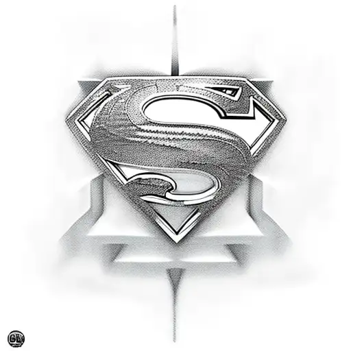 Superman tattoo design idea