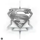 Superman tattoo design idea