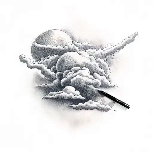 religion clouds  tattoo design idea