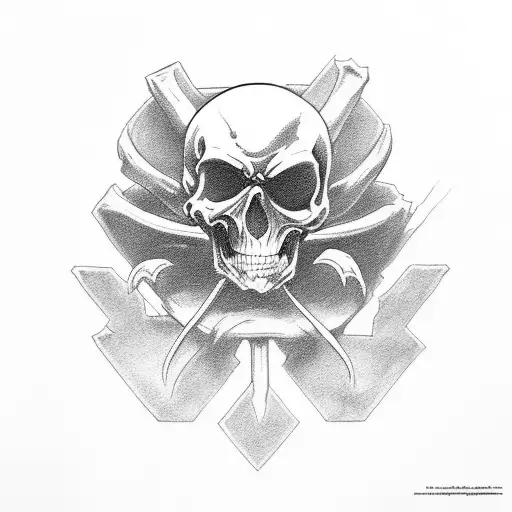 skeletor tattoo design idea