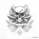 skeletor tattoo design idea