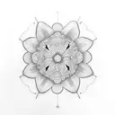 green clover tattoo design idea