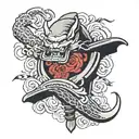 anvil tattoo design idea