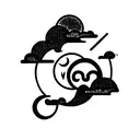 Sun and Moon tattoo design idea