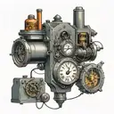 Time machine is not yet invented  tattoo design idea