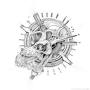 medical Physics  tattoo design idea