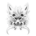 alolan vulpix tattoo design idea