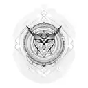 tribal with hearts tattoo design idea