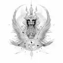 signification positif attire positif tattoo design idea