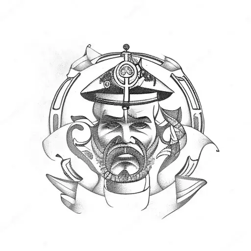 seafarer  tattoo design idea