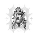 seafarer  tattoo design idea