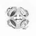Sisyphus, depicted in a continuous loop tattoo design idea