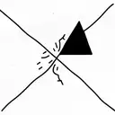 Triangle tattoo design idea