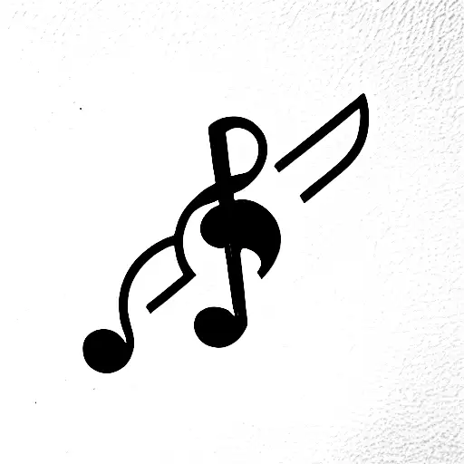 music EDM tattoo design idea