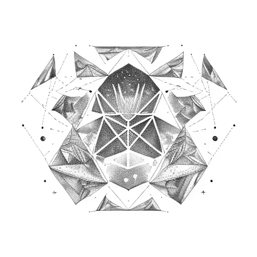 leo Constellation tattoo design idea