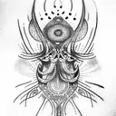 Karma tattoo design idea