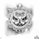 Karma tattoo design idea