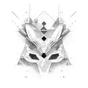 A trading chart transformed into a gaming controller tattoo design idea