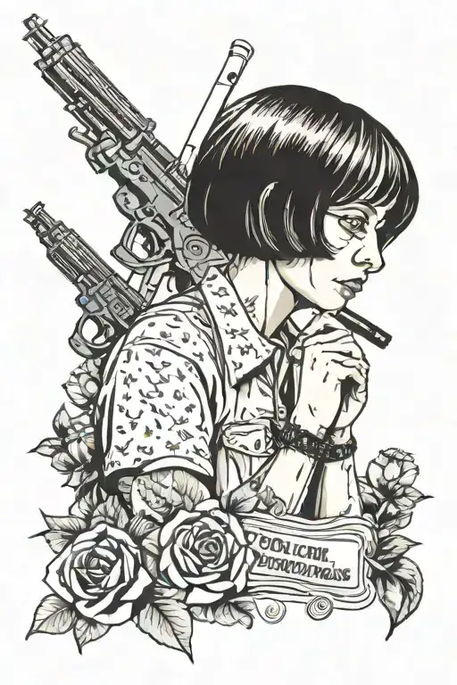 leon the professional tattoo design idea