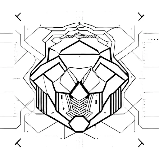 random access memories album cover tattoo design idea