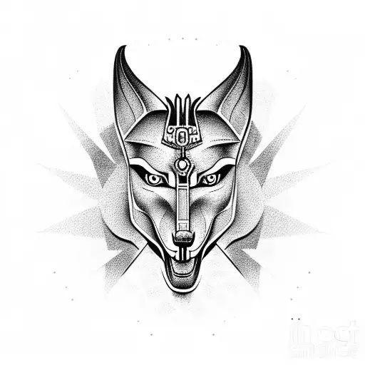 Anubis tattoo design idea
