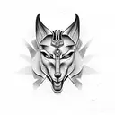 Anubis tattoo design idea
