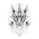 Anubis tattoo design idea