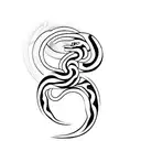 A fierce cobra coiled around a dumbbell tattoo design idea