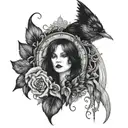 practical magic tattoo design idea