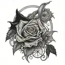 practical magic tattoo design idea