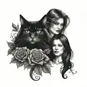 practical magic tattoo design idea