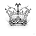 thorn crown of Jesus Christ on the cross tattoo design idea