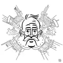 don quixote tattoo design idea