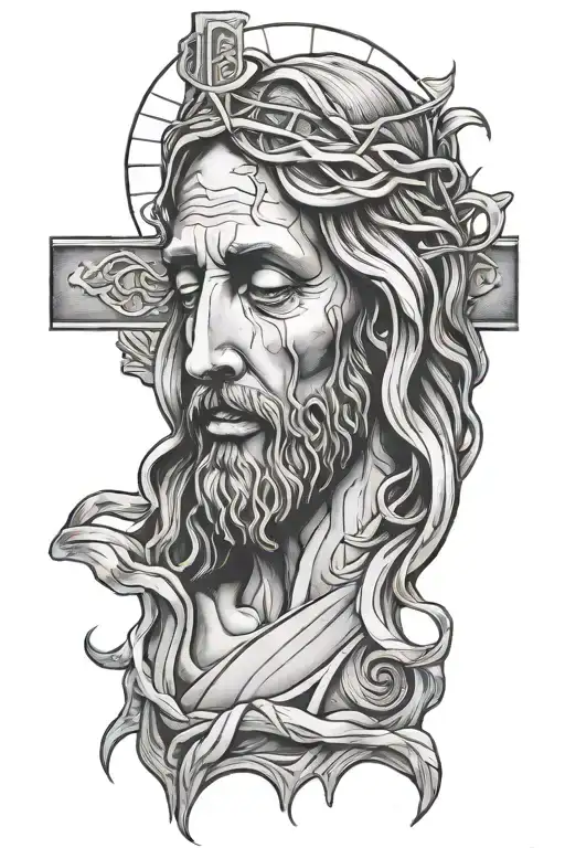 jesus wept tattoo design idea