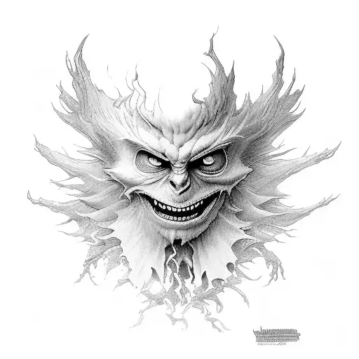oroborous on ryuk tattoo design idea