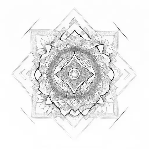 mandarin peace  tattoo design idea