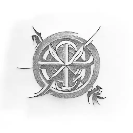 mandarin character for peace  tattoo design idea