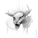 never give up phrase tattoo design idea