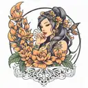 Naomi tattoo design idea