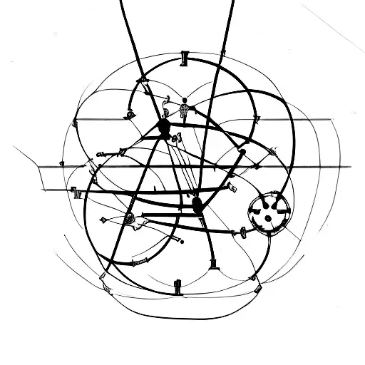 electricity, science, tesla, newton, einstein tattoo design idea