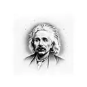 electricity, science, tesla, newton, einstein tattoo design idea