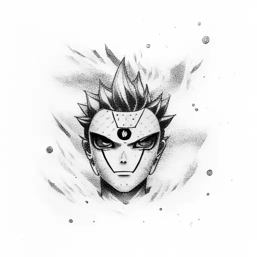 kanji gaara tattoo design idea