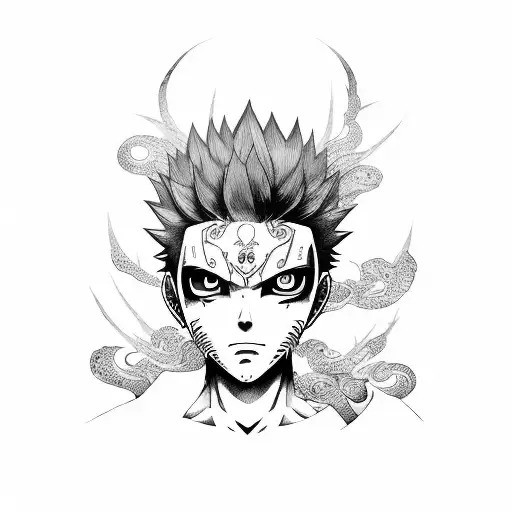 kanji gaara tattoo design idea