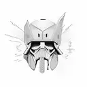 Man in the arena tattoo design idea