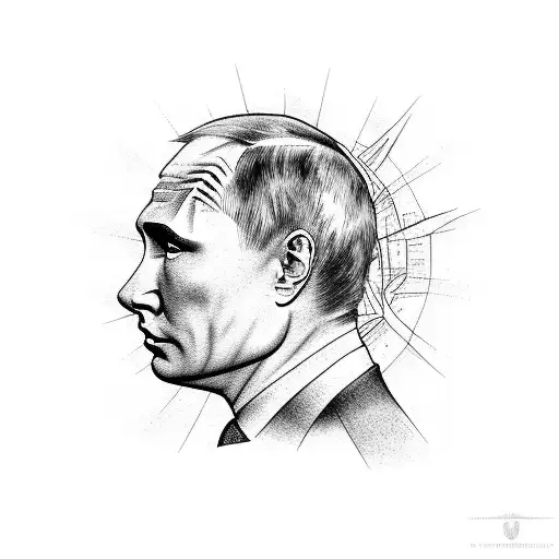 putin president  tattoo design idea