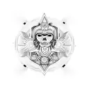 sol azteca tattoo design idea