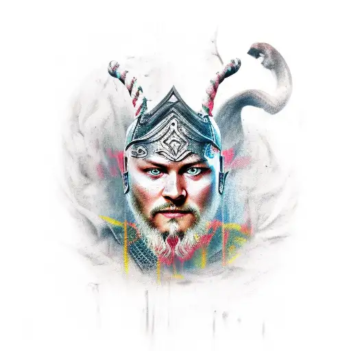 Ragnar lothbrok tattoo design idea