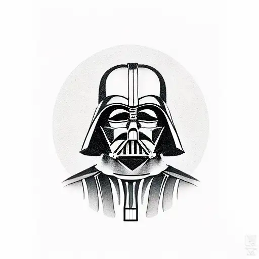 Darth vader tattoo design idea